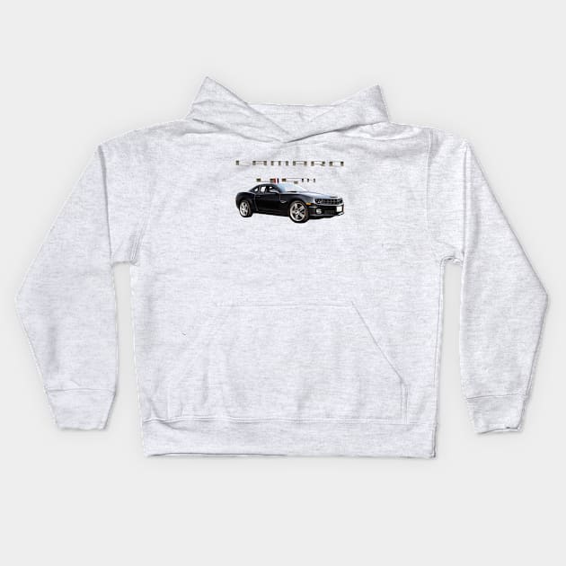 45th Anniversary Camaro Kids Hoodie by Permages LLC